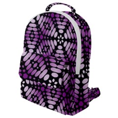 Pattern Purple Seamless Design Flap Pocket Backpack (small) by Simbadda