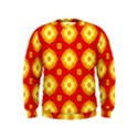 Sun Pattern Texture Seamless Kids  Sweatshirt View1