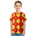 Sun Pattern Texture Seamless Kids  Sport Mesh Tee View1