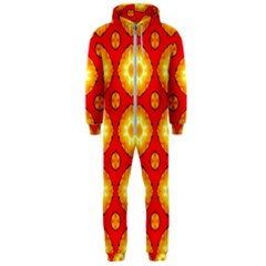 Sun Pattern Texture Seamless Hooded Jumpsuit (men)  by Simbadda