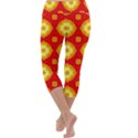 Sun Pattern Texture Seamless Capri Yoga Leggings View4