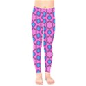 Pattern Pink Stars Texture Seamless Kids  Legging View1