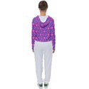 Pattern Pink Stars Texture Seamless Women s Slouchy Sweat View2