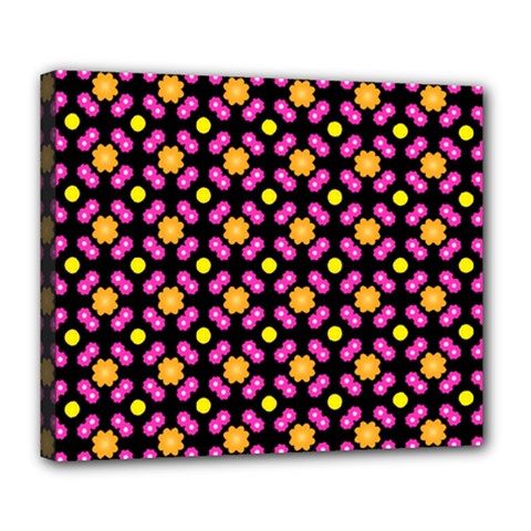 Pattern Colorful Texture Design Deluxe Canvas 24  X 20  (stretched) by Simbadda