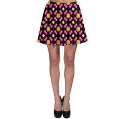 Pattern Colorful Texture Design Skater Skirt