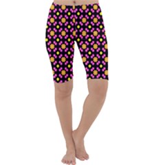 Pattern Colorful Texture Design Cropped Leggings 