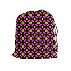 Pattern Colorful Texture Design Drawstring Pouch (XL)