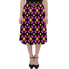 Pattern Colorful Texture Design Classic Midi Skirt