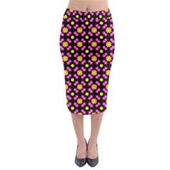 Pattern Colorful Texture Design Midi Pencil Skirt