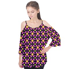 Pattern Colorful Texture Design Flutter Tees