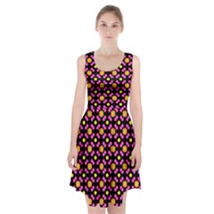 Pattern Colorful Texture Design Racerback Midi Dress