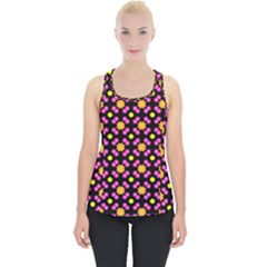 Pattern Colorful Texture Design Piece Up Tank Top