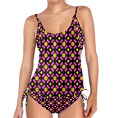 Pattern Colorful Texture Design Tankini Set