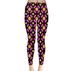 Pattern Colorful Texture Design Inside Out Leggings