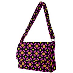 Pattern Colorful Texture Design Full Print Messenger Bag