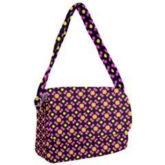 Pattern Colorful Texture Design Courier Bag by Simbadda