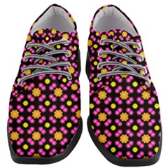 Pattern Colorful Texture Design Women Heeled Oxford Shoes