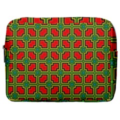 Pattern Modern Texture Seamless Red Yellow Green Make Up Pouch (large) by Simbadda