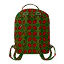 Pattern Modern Texture Seamless Red Yellow Green Flap Pocket Backpack (Small) View3