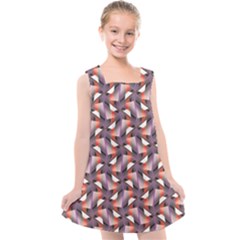 Pattern Abstract Fabric Wallpaper Kids  Cross Back Dress