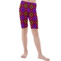 Squares Modern Backgrounds Texture Kids  Mid Length Swim Shorts View1