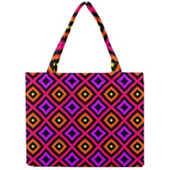 Squares Modern Backgrounds Texture Mini Tote Bag by Simbadda