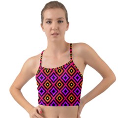 Squares Modern Backgrounds Texture Mini Tank Bikini Top