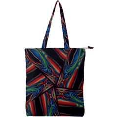 Abstract Art Abstract Background Double Zip Up Tote Bag