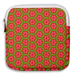 Pattern Flower Texture Seamless Mini Square Pouch by Simbadda