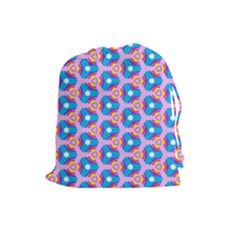 Background Pattern Backgrounds Drawstring Pouch (large) by Simbadda