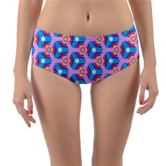 Background Pattern Backgrounds Reversible Mid-waist Bikini Bottoms by Simbadda