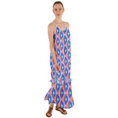 Background Pattern Backgrounds Cami Maxi Ruffle Chiffon Dress