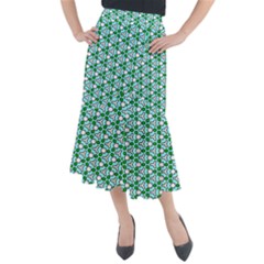 Background Texture Background Pattern Midi Mermaid Skirt