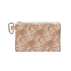 Scrapbook Leaves Decorative Canvas Cosmetic Bag (small) by Simbadda