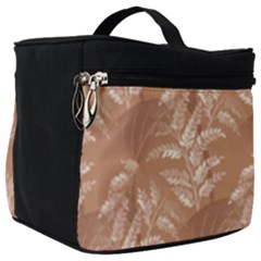 Scrapbook Leaves Decorative Make Up Travel Bag (big) by Simbadda