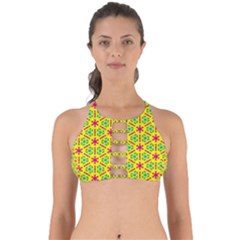 Pattern Texture Seamless Modern Perfectly Cut Out Bikini Top