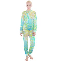 Bubbles Blue Floating Air Women s Lounge Set by Simbadda