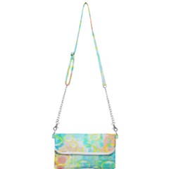 Bubbles Blue Floating Air Mini Crossbody Handbag by Simbadda