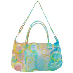 Bubbles Blue Floating Air Removal Strap Handbag by Simbadda