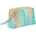 Bubbles Blue Floating Air Wristlet Pouch Bag (Large) View1