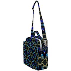 Stained Glass Pattern Church Window Crossbody Day Bag