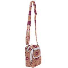 Abstract Art Abstract Background Brown Shoulder Strap Belt Bag