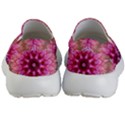 Flower Mandala Art Pink Abstract Kids  Lightweight Slip Ons View4