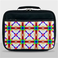 Rainbow Pattern Pattern Texture Lunch Bag by Simbadda