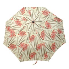 Flower Flora Leaf Wallpaper Folding Umbrellas by Simbadda