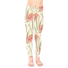 Flower Flora Leaf Wallpaper Kids  Legging by Simbadda