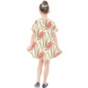 Flower Flora Leaf Wallpaper Kids  Smock Dress View2