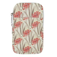 Flower Flora Leaf Wallpaper Waist Pouch (large)