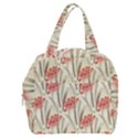 Flower Flora Leaf Wallpaper Boxy Hand Bag View1