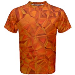 Low Poly Polygons Triangles Men s Cotton Tee by Simbadda